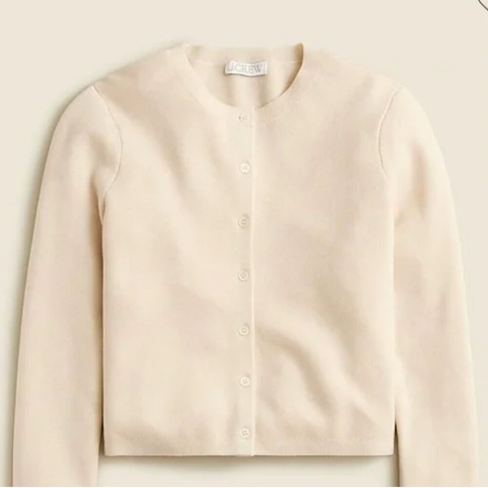 JCREW Cardigan -CREAM Size L